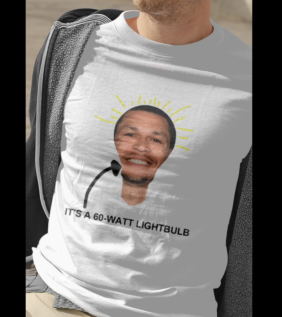 Cyclones NCAAB Jacob Lyftogt It's A 60 Watt Lightbulb Man Face Lightbulb Shape T-Shirt