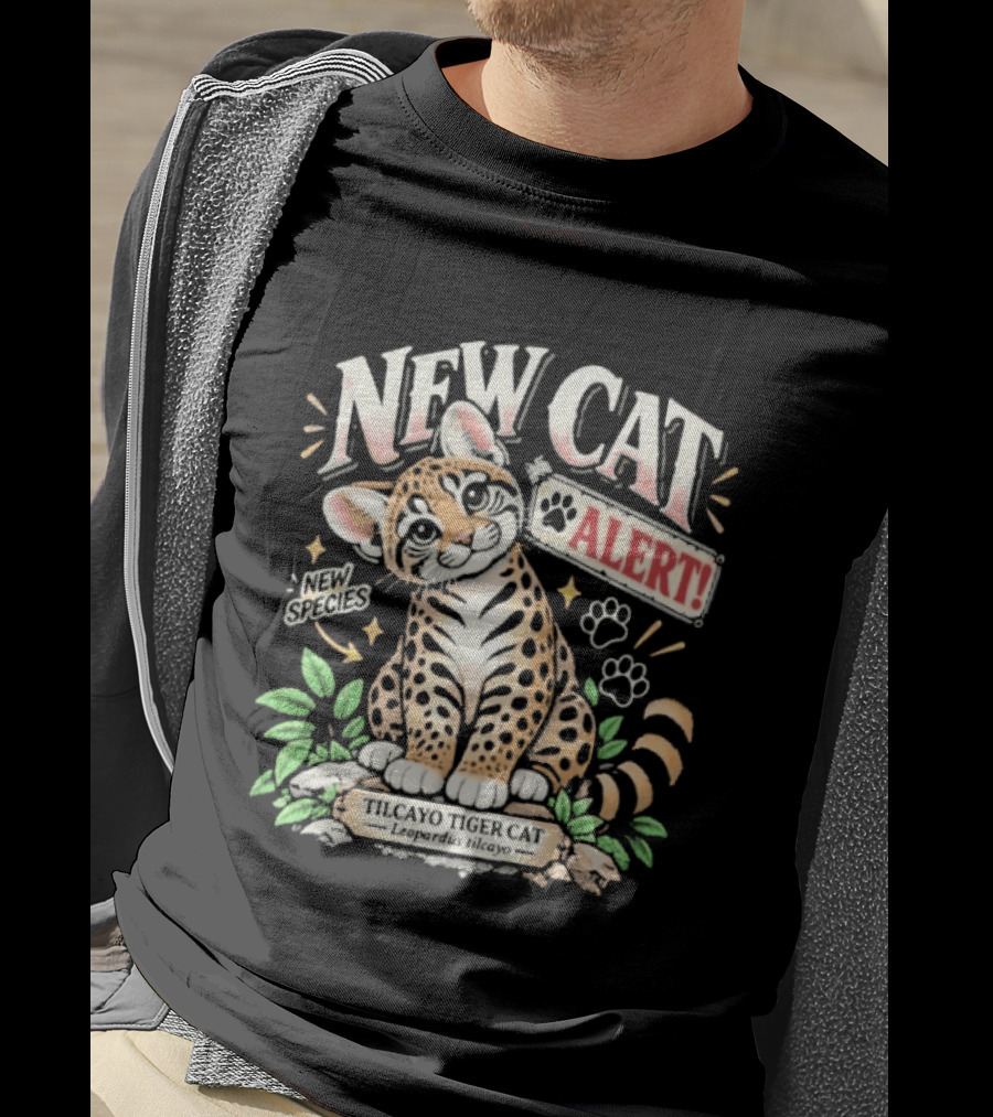 New Cat Alert Leopardus Tilcayo New Species Discovery T-Shirt