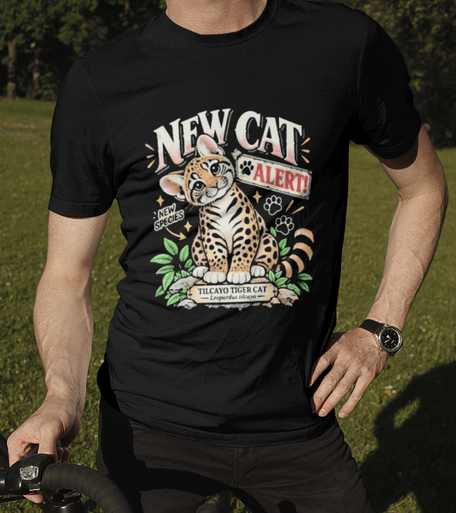 New Cat Alert Leopardus Tilcayo New Species Discovery T-Shirt