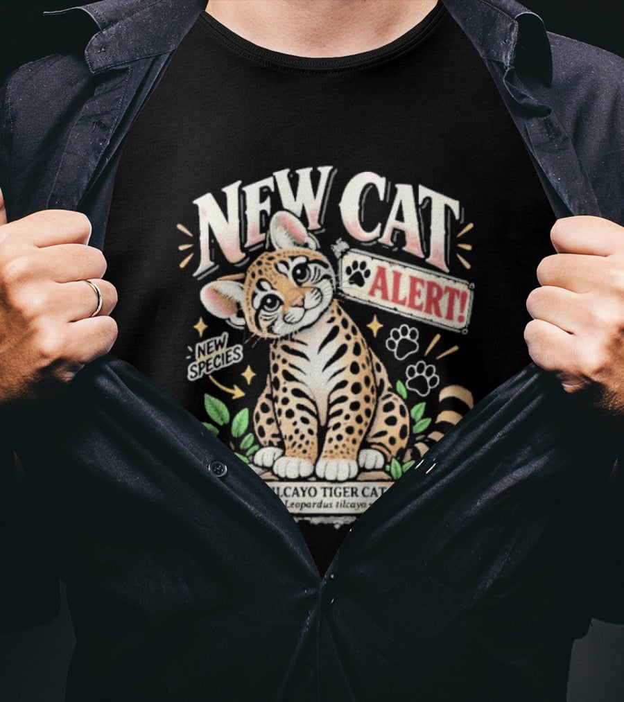 New Cat Alert Leopardus Tilcayo New Species Discovery T-Shirt