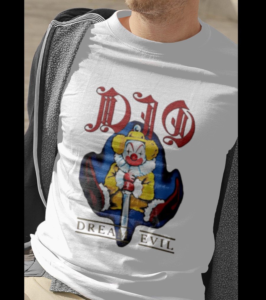 Dio Dream Evil Clown Holding Sword T-Shirt