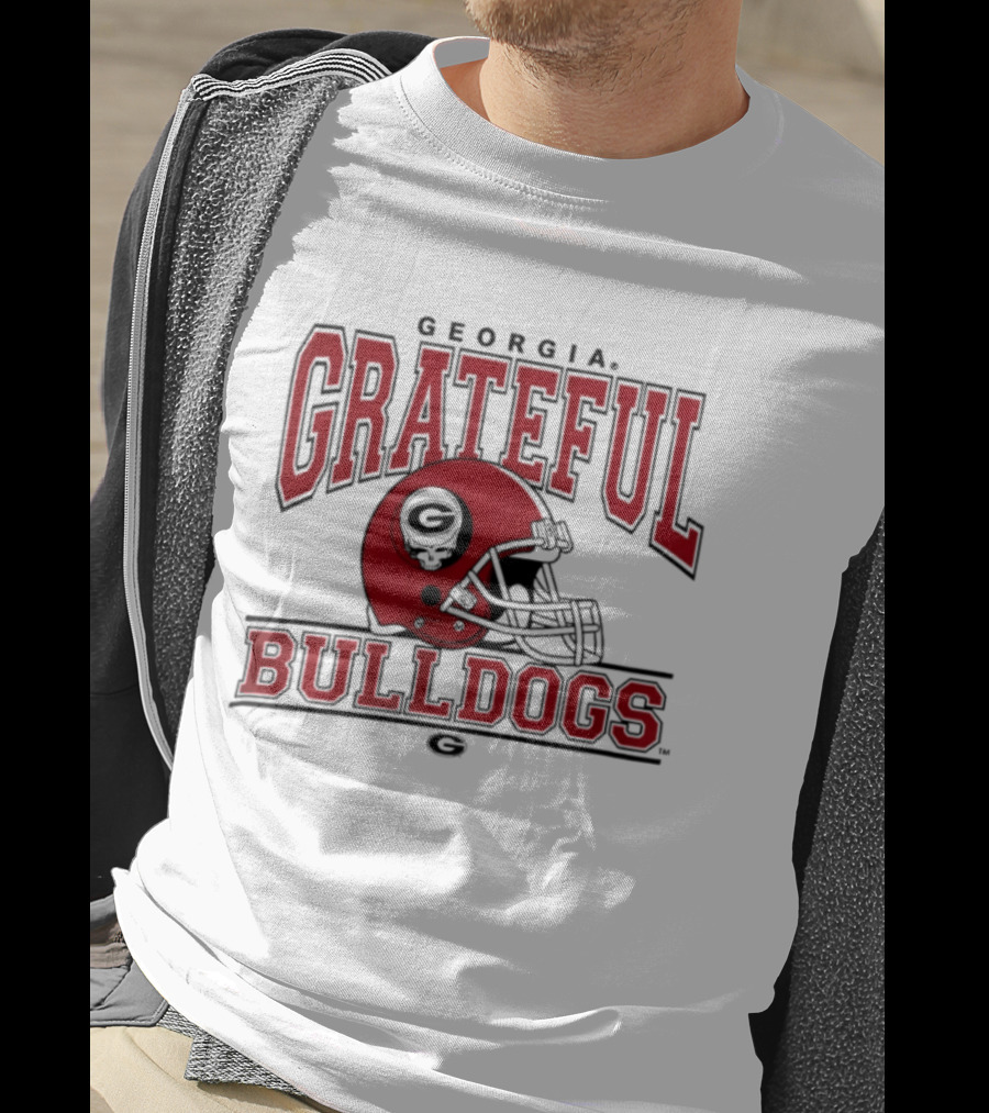 Georgia Grateful Dead Bulldogs Steal Your Helmet T-Shirt