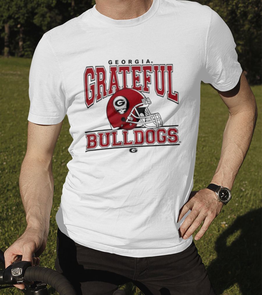 Georgia Grateful Dead Bulldogs Steal Your Helmet T-Shirt