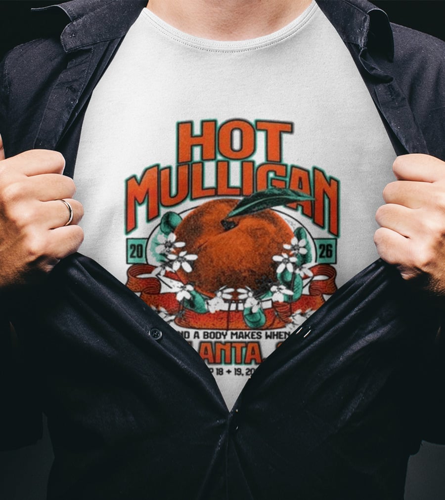 Hot Mulligan The Sound A Body Makes Atlanta GA 2026 Sep 18 19 T-Shirt