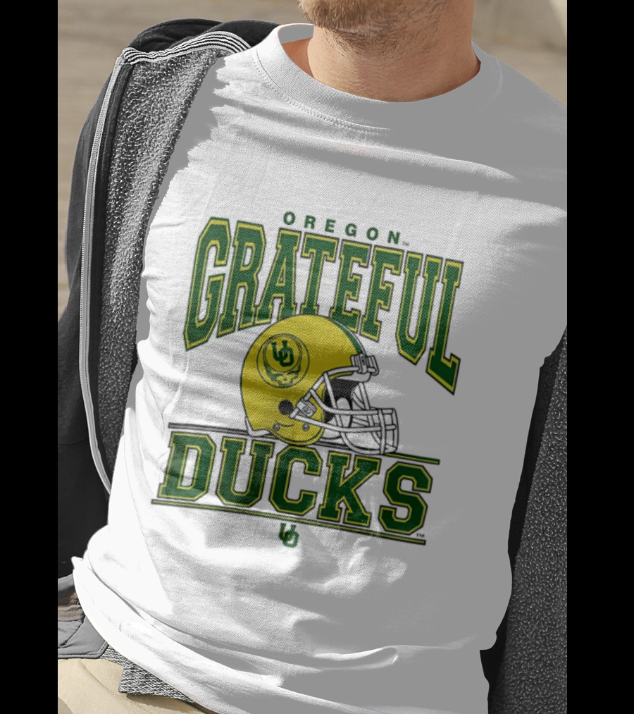 Oregon Grateful Ducks Helmet T-Shirt