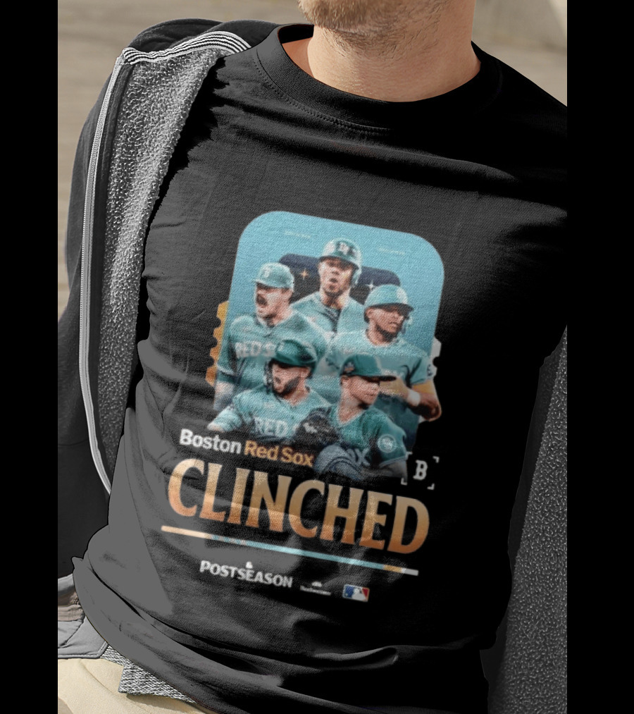 Boston Red Sox Clinched Postseason 2026 MLB T-Shirt