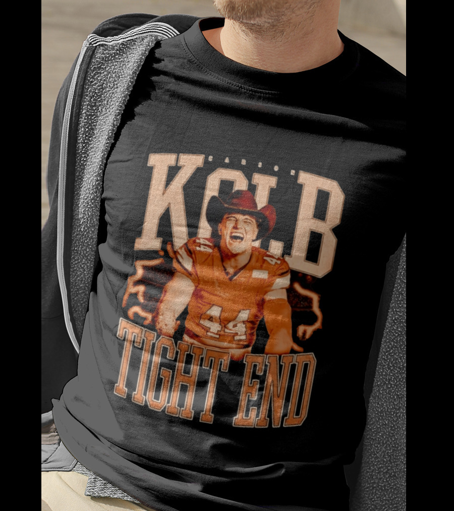 Carson Kolb 44 Cowboy Hat Football Player Tight End T-Shirt