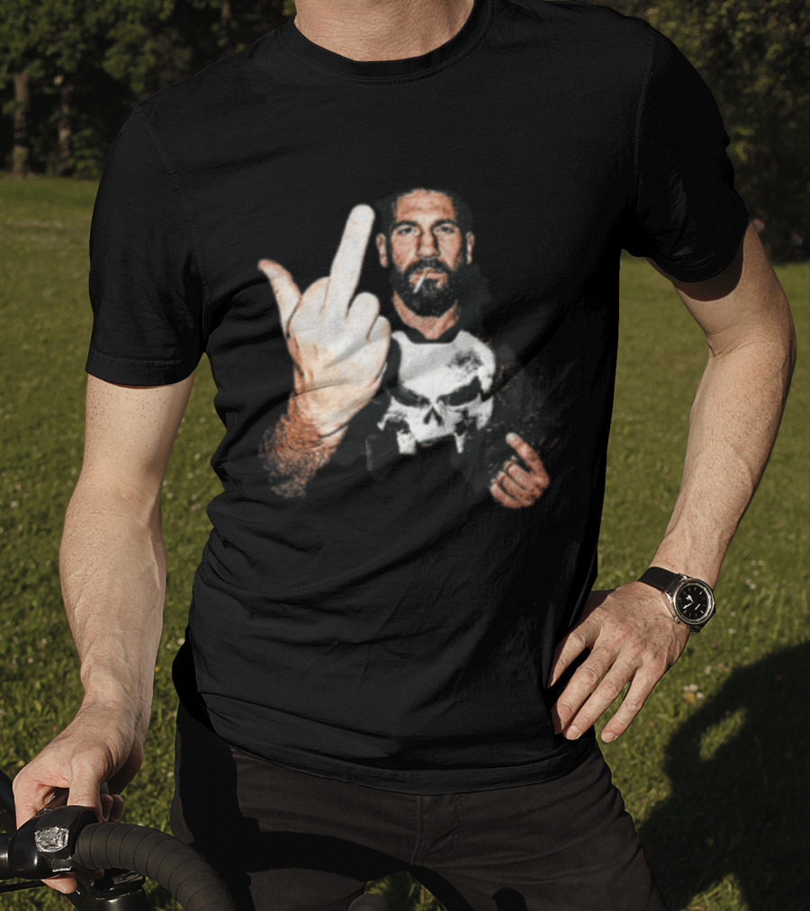 Jon Bernthal Punisher Middle Finger Iconic Gesture T-Shirt