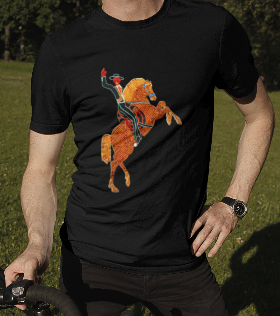 Las Vegas Cowboy Neon Sign T-Shirt