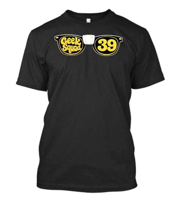 Geek Squad 39 Glasses Retro Tech Support T-Shirt