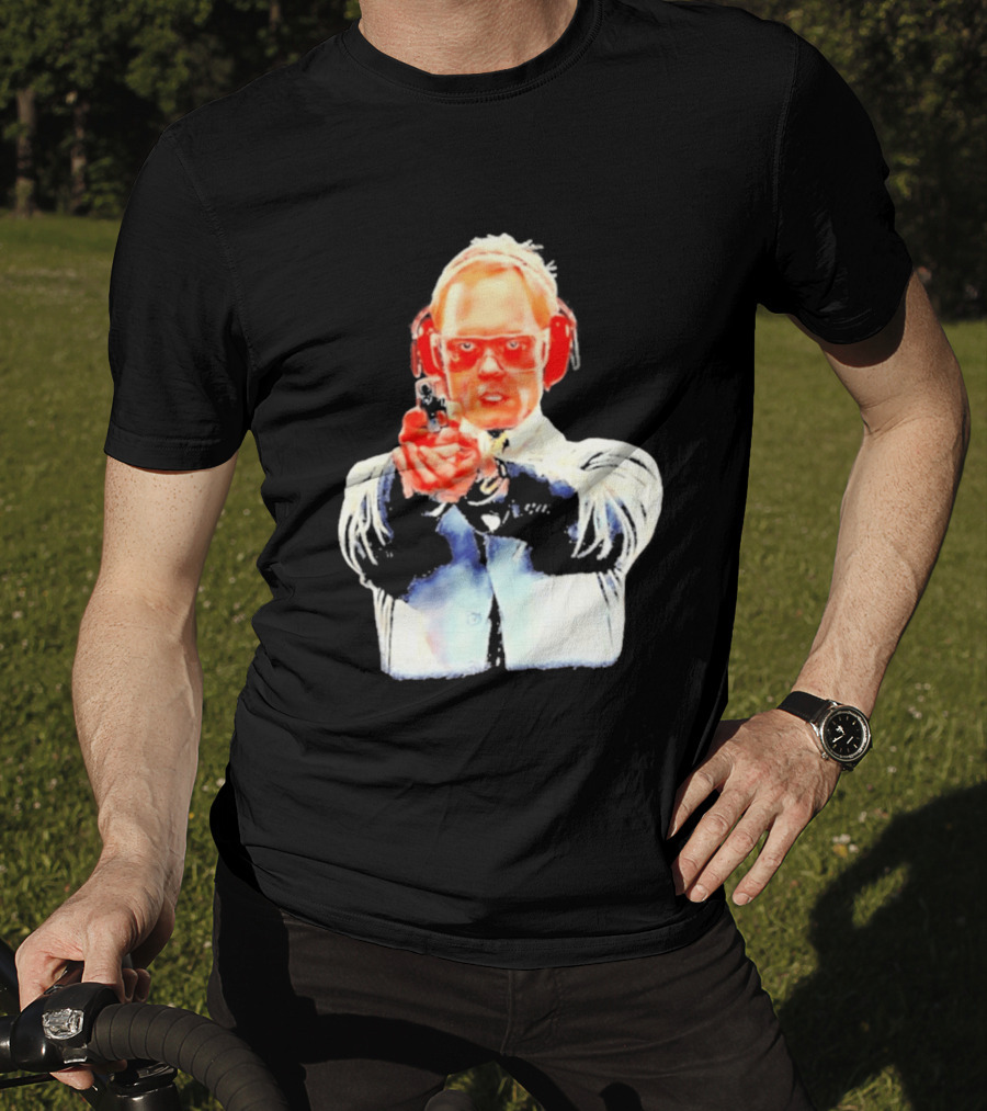 Dr. Niles Crane With Hand Cannon Analyzed Kiss T-Shirt