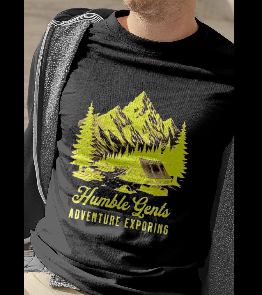 Humble Gents Adventure Exploring Mountain Camping T-Shirt