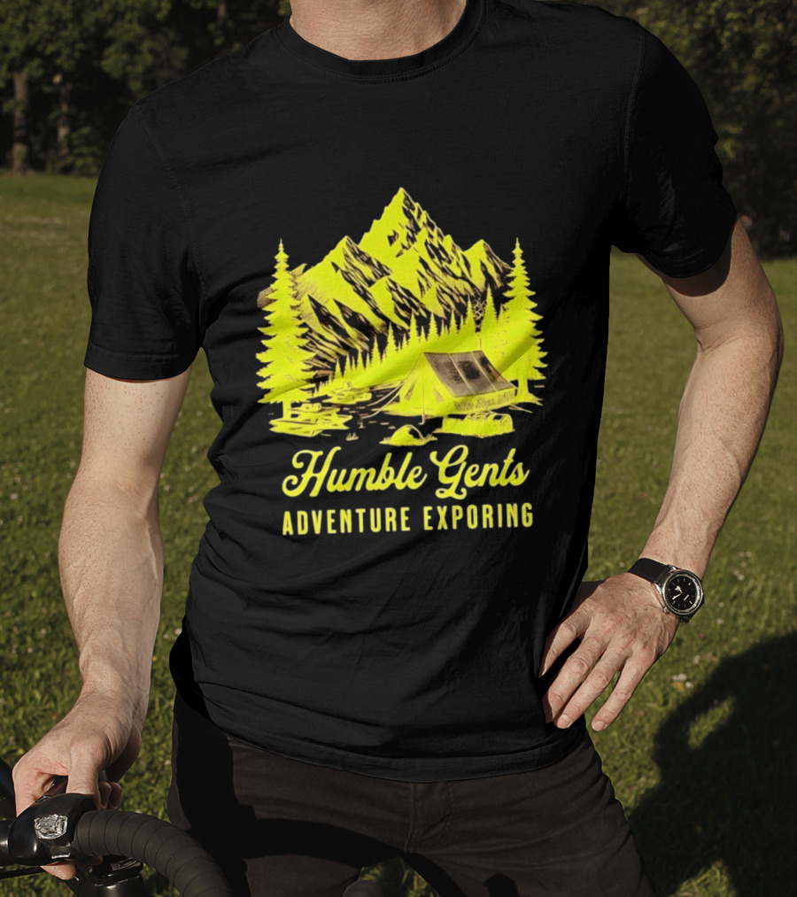 Humble Gents Adventure Exploring Mountain Camping T-Shirt
