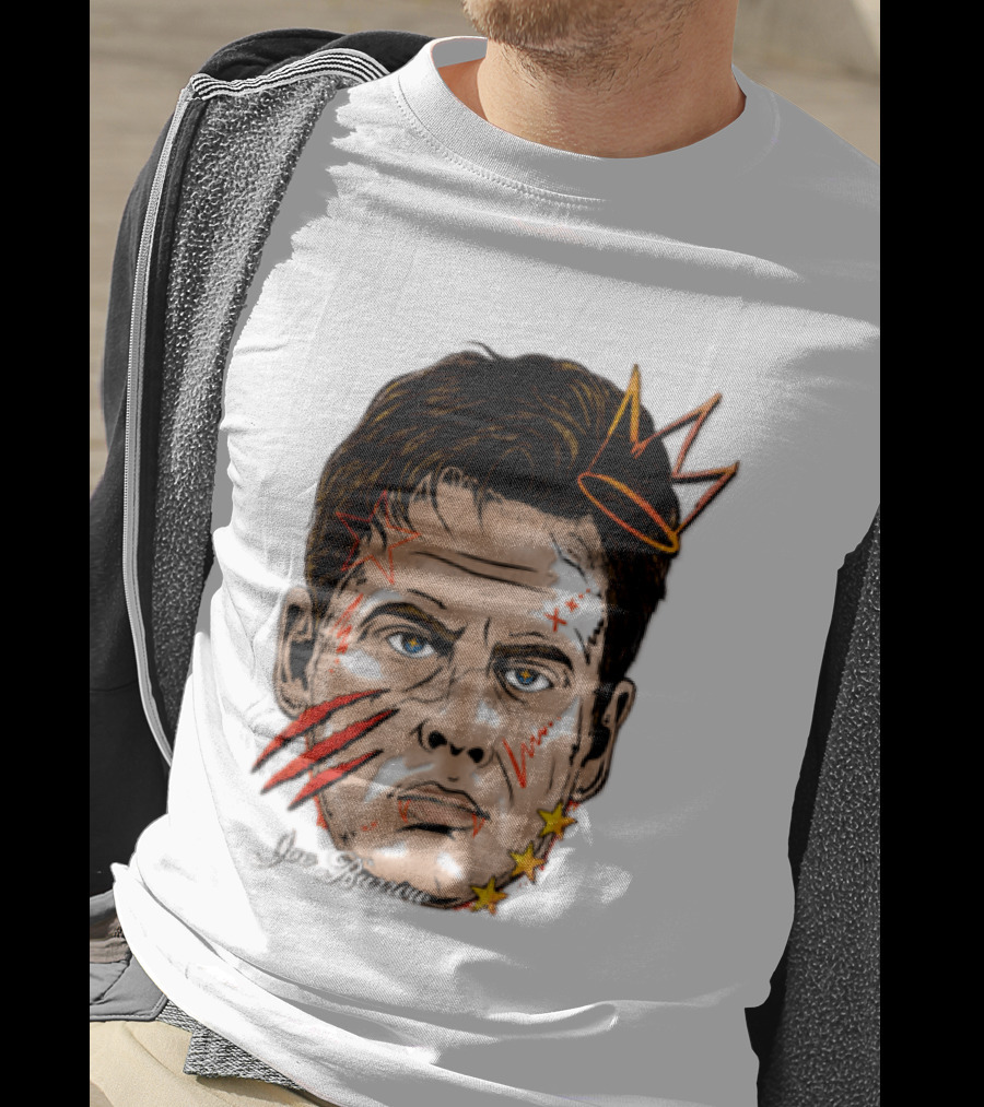 Joe Burrow Fat Head Limited Edition Player Crowned Star Scratches T-Shirt