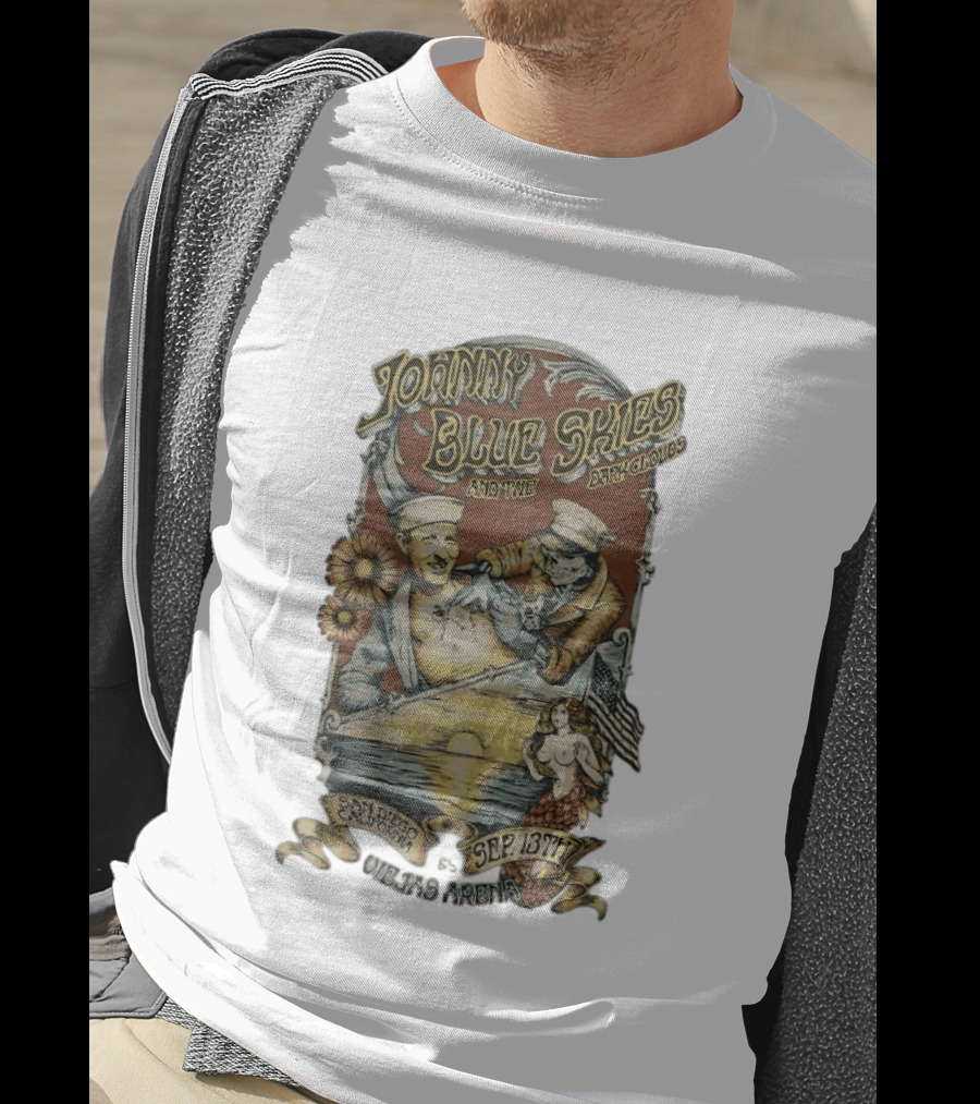 Johnny Blue Skies And The Dark Clouds Live San Diego California Sep 13th Viejas Arena T-Shirt