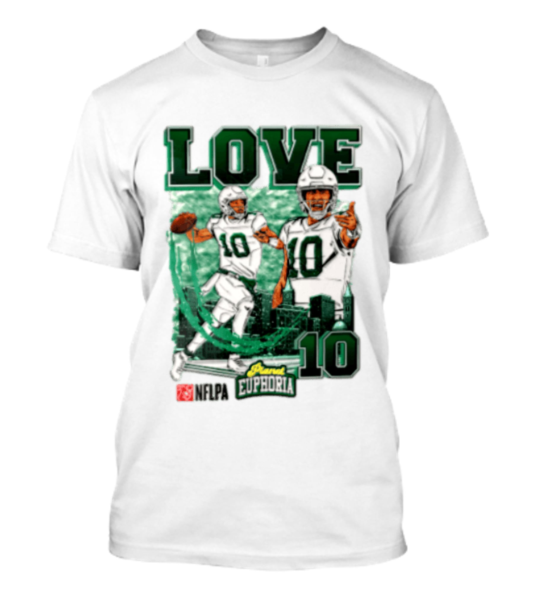 Jordan Love 10 NFLPA Euphoria Player Edition T-Shirt
