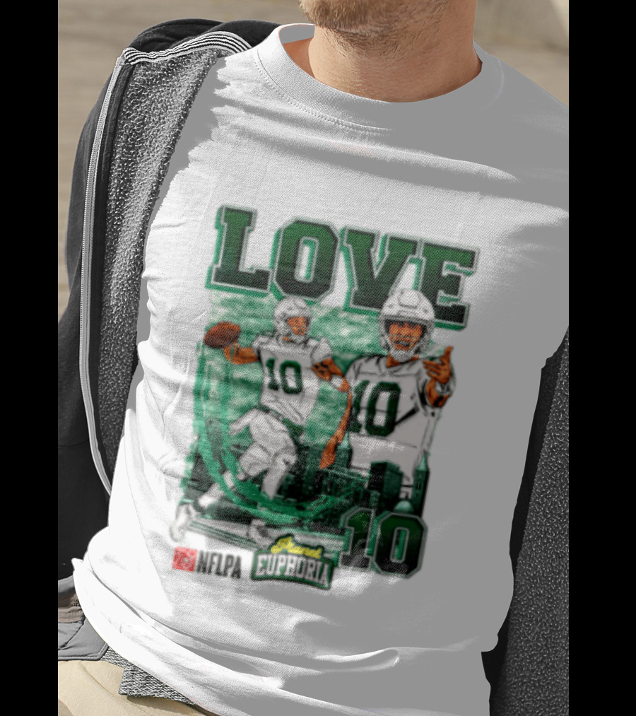Jordan Love 10 NFLPA Euphoria Player Edition T-Shirt