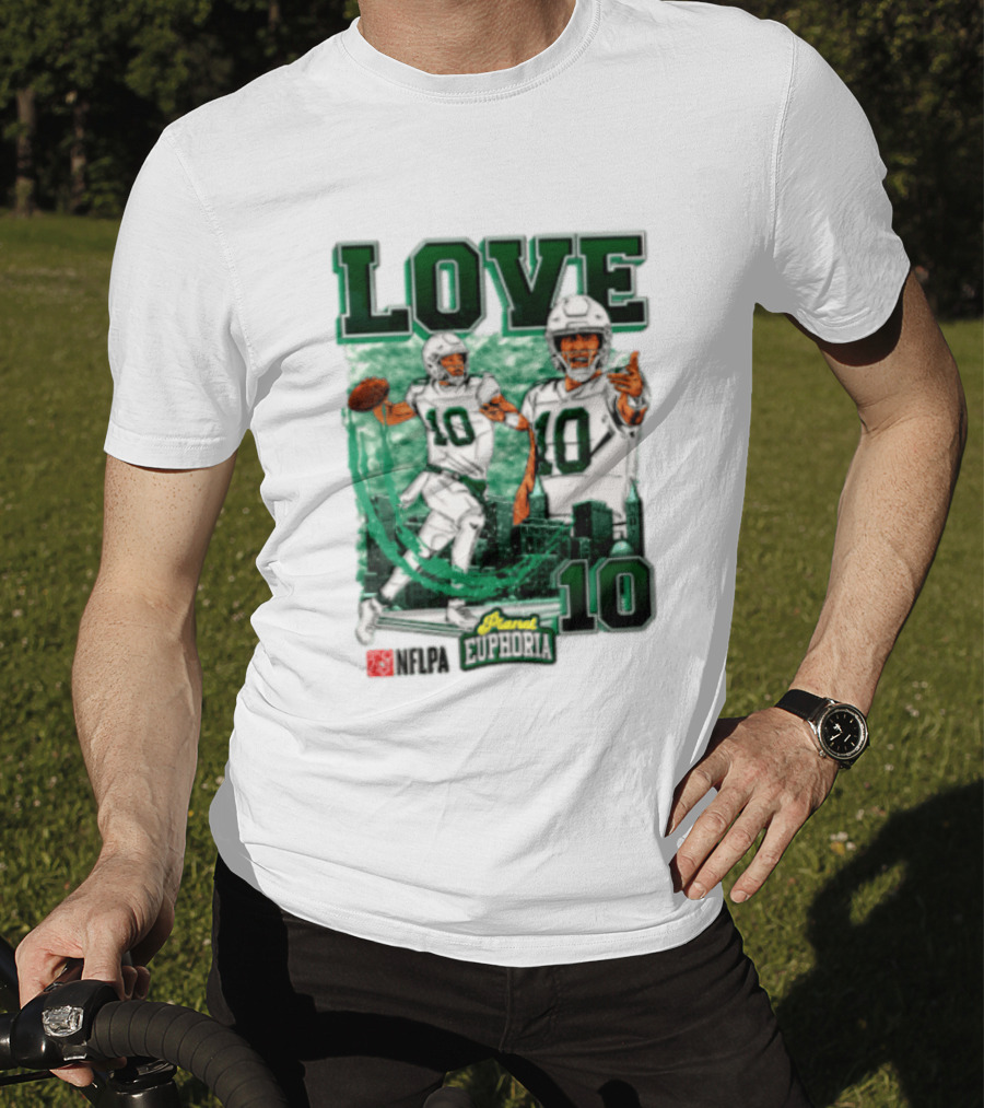 Jordan Love 10 NFLPA Euphoria Player Edition T-Shirt