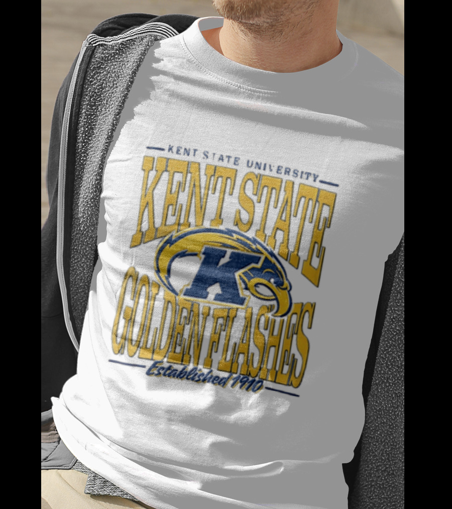 Kent State University Golden Flashes 1910 Blue Yellow Eagle T-Shirt
