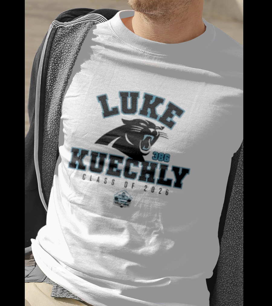 Luke Kuechly Panthers 386 Class Of 2026 Enshrinee Panthers T-Shirt