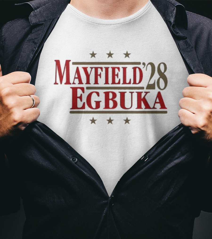 Mayfield Egbuka '28 Tampa Bay Buccaneers Football T-Shirt