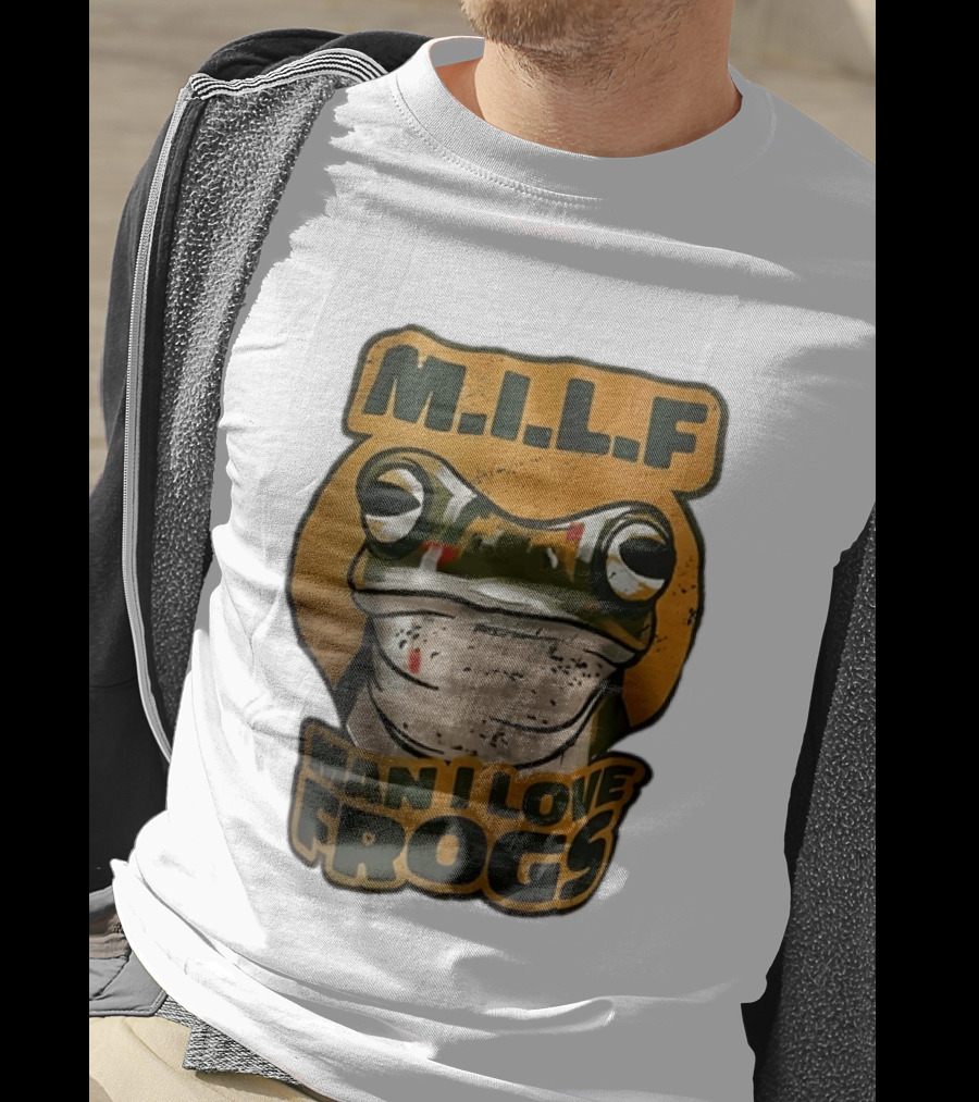 M.I.L.F Man I Love Frogs Frog Amphibian T-Shirt