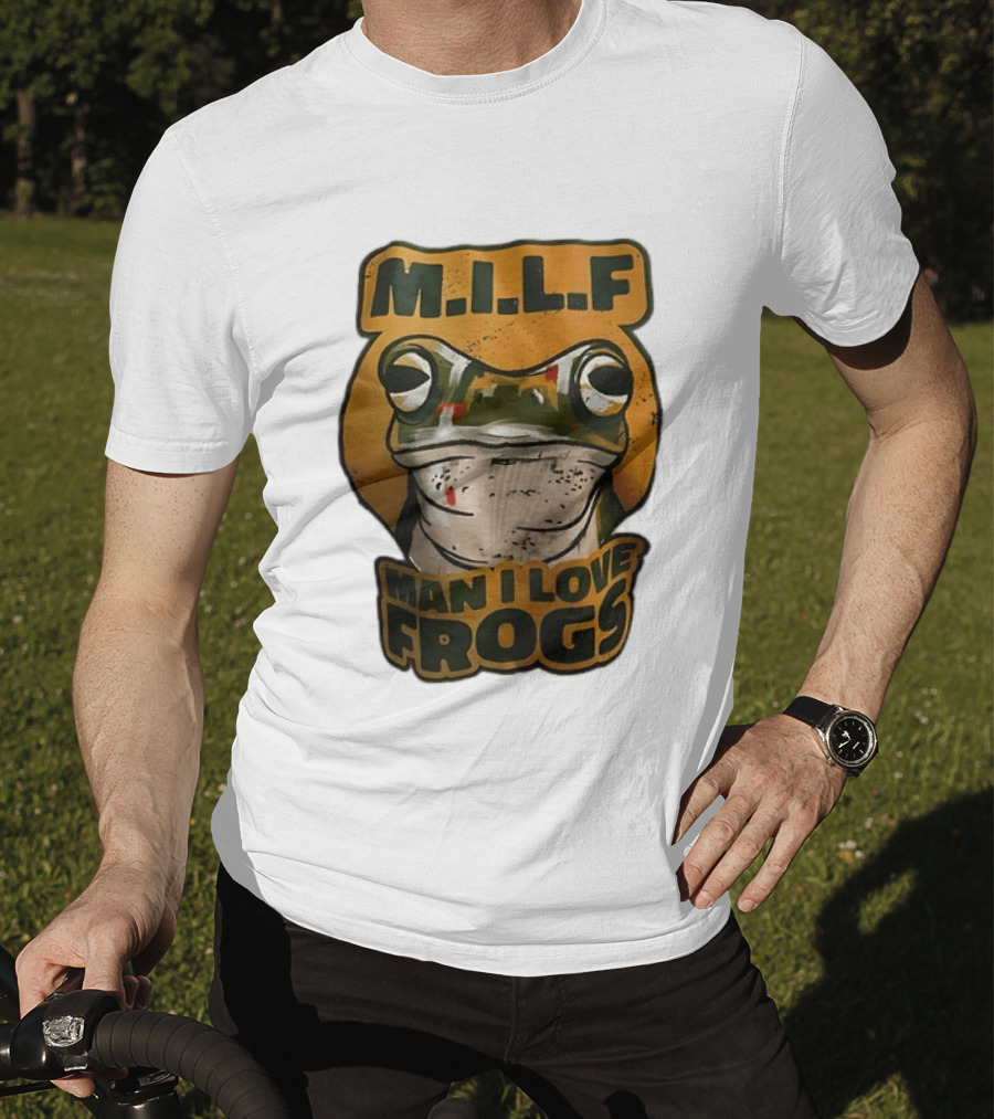 M.I.L.F Man I Love Frogs Frog Amphibian T-Shirt