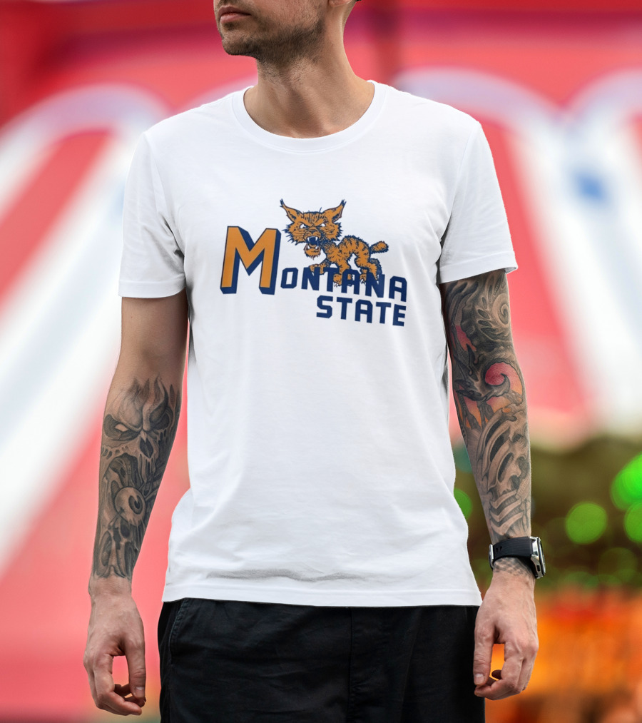 Montana State Bobcats Vintage NCAA Sports T-Shirt