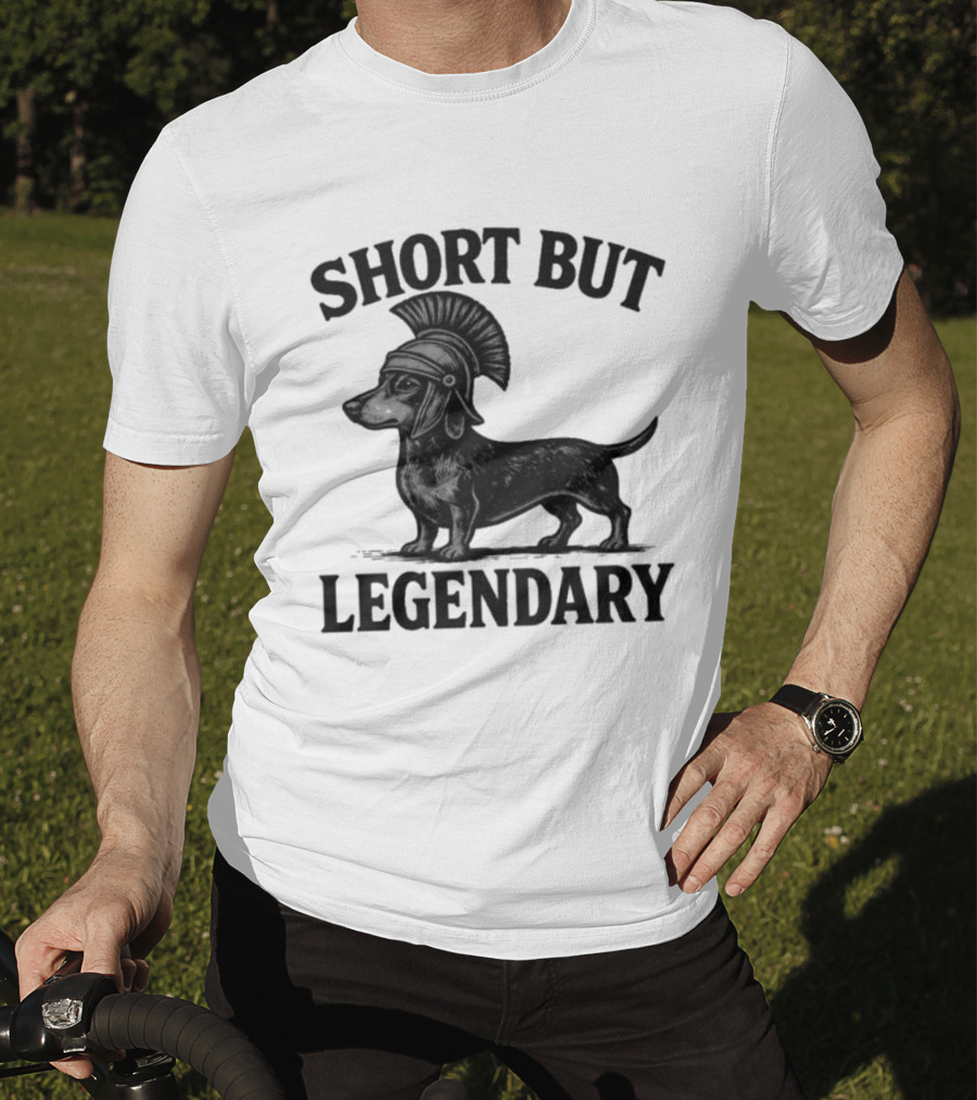 Short But Legendary Roman Warrior Wiener Dog T-Shirt