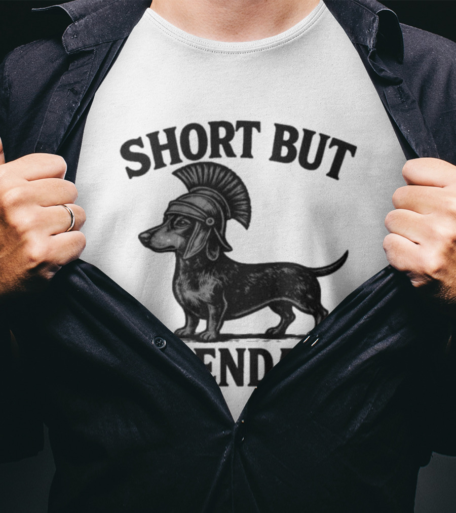 Short But Legendary Roman Warrior Wiener Dog T-Shirt