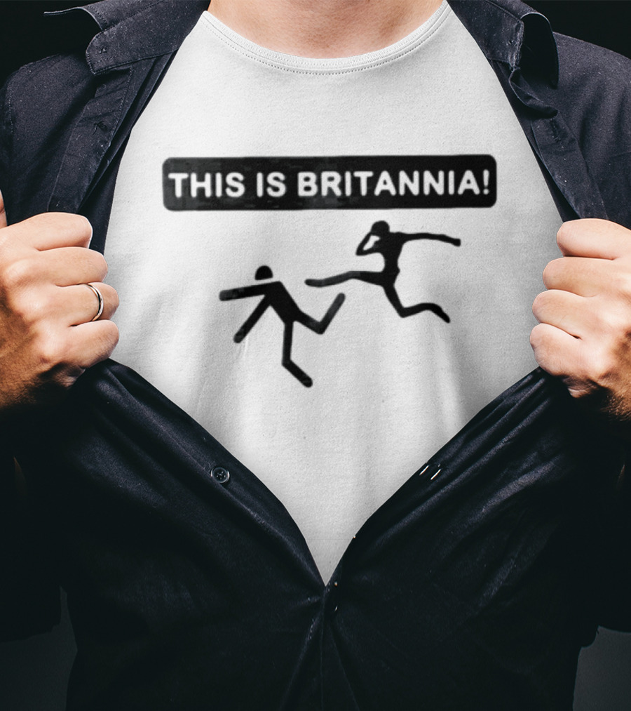 This Is Britannia Stick Figure Kick T-Shirt