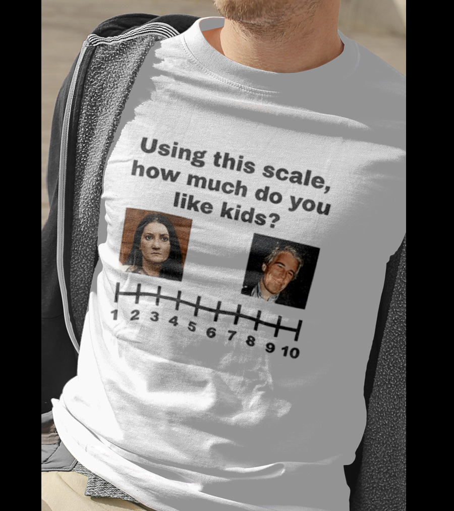 Using This Scale How Much Do You Like Kids Scale 1 To 10 T-Shirt