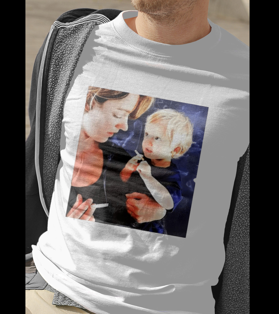 When You Light Up So Does He Anti Smoking Awareness T-Shirt