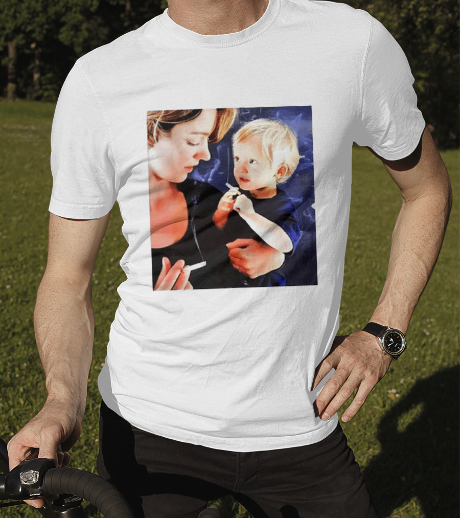 When You Light Up So Does He Anti Smoking Awareness T-Shirt