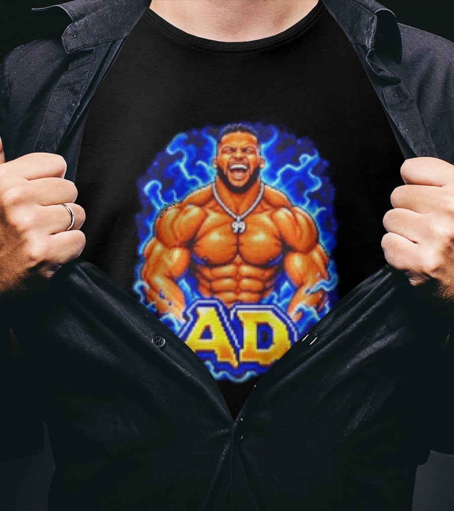 Aaron Donald AD Muscular Cartoon Style Los Angeles Rams 99 T-Shirt