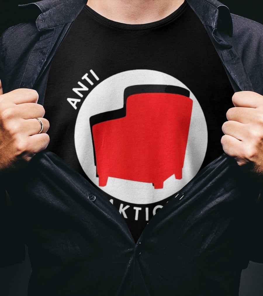 Anti Aktion Red Armchair Political T-Shirt