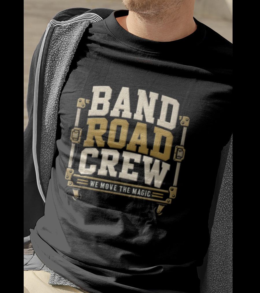 Band Road Crew We Move The Magic Case Equipment Box T-Shirt