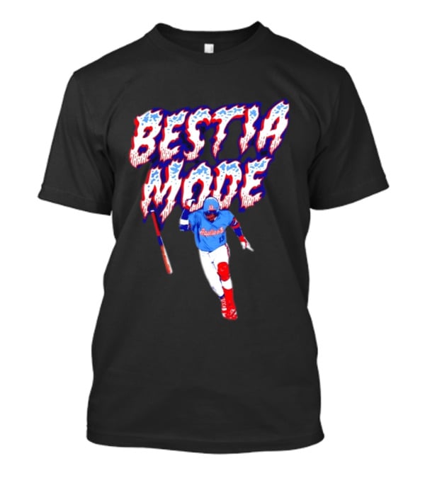 BESTIA MODE Aquicos 13 Baseball Player Athlete T-Shirt