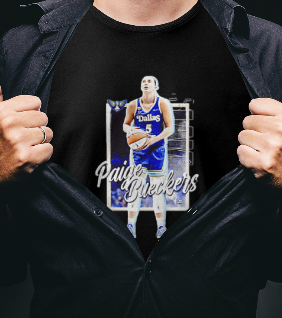 Paige Bueckers Dallas Wings Basketball Player Jersey Number 5 T-Shirt