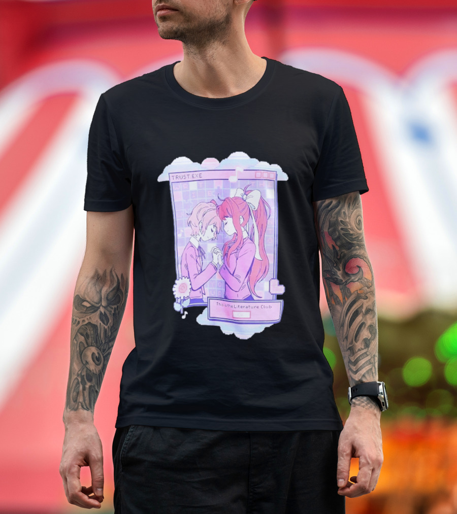 Doki Doki Literature Club Trustexe Monika Sayori This Is The Literature Club T-Shirt