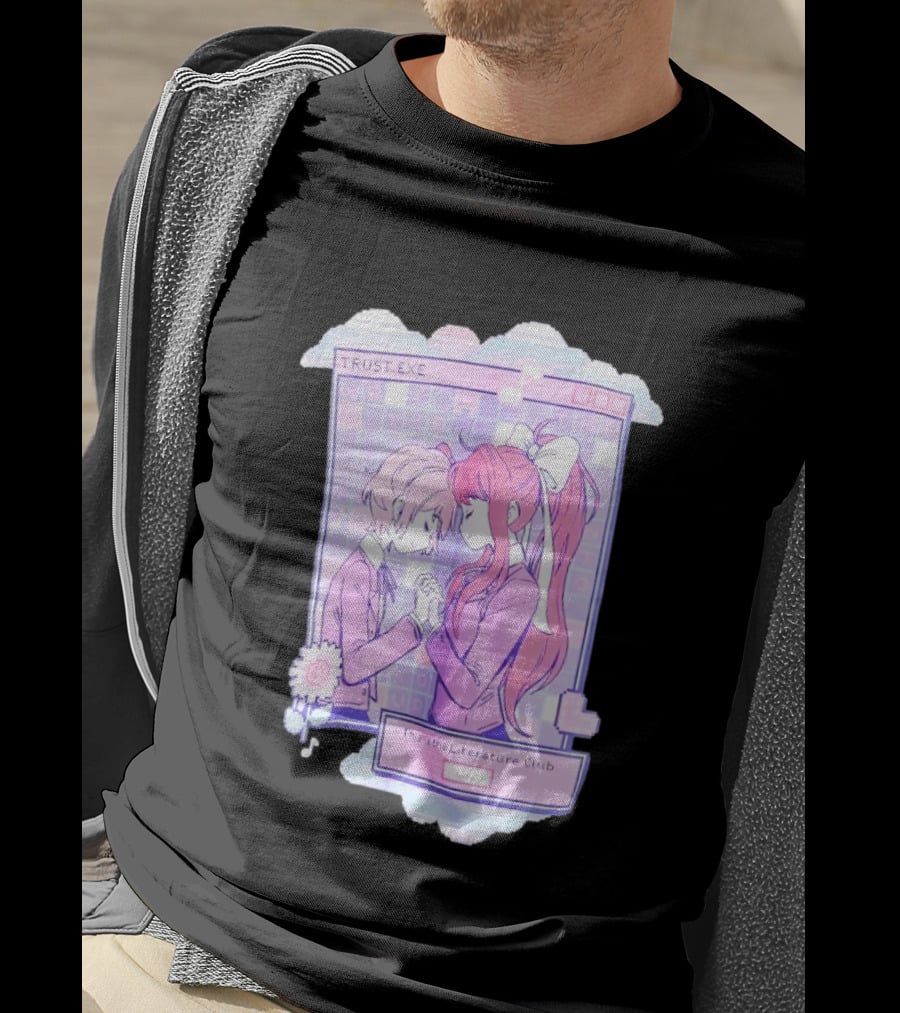 Doki Doki Literature Club Trustexe Monika Sayori This Is The Literature Club T-Shirt