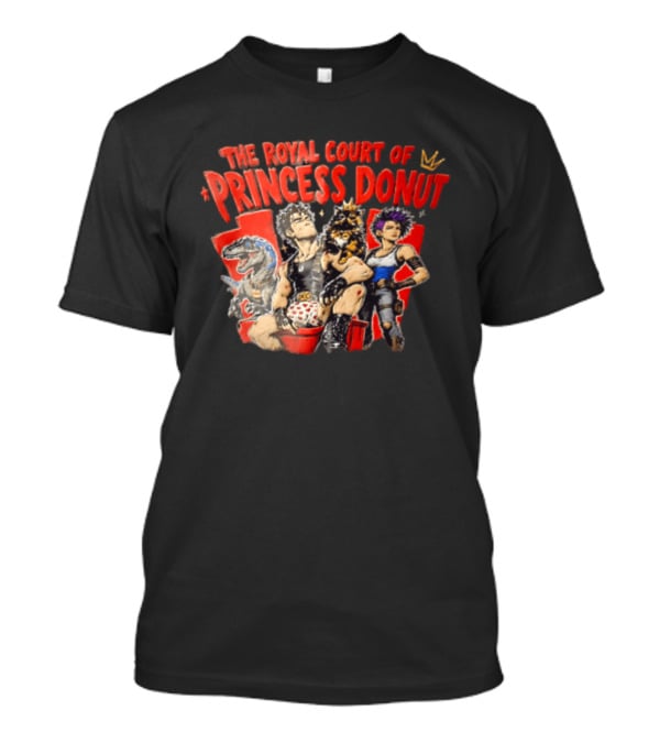 Dungeon Crawler Carl The Royal Court Of Princess Donut Man Cat Dinosaur Woman T-Shirt