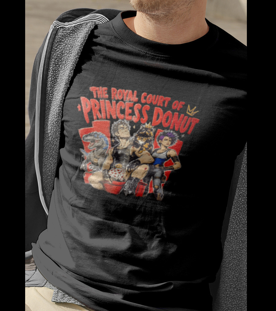 Dungeon Crawler Carl The Royal Court Of Princess Donut Man Cat Dinosaur Woman T-Shirt