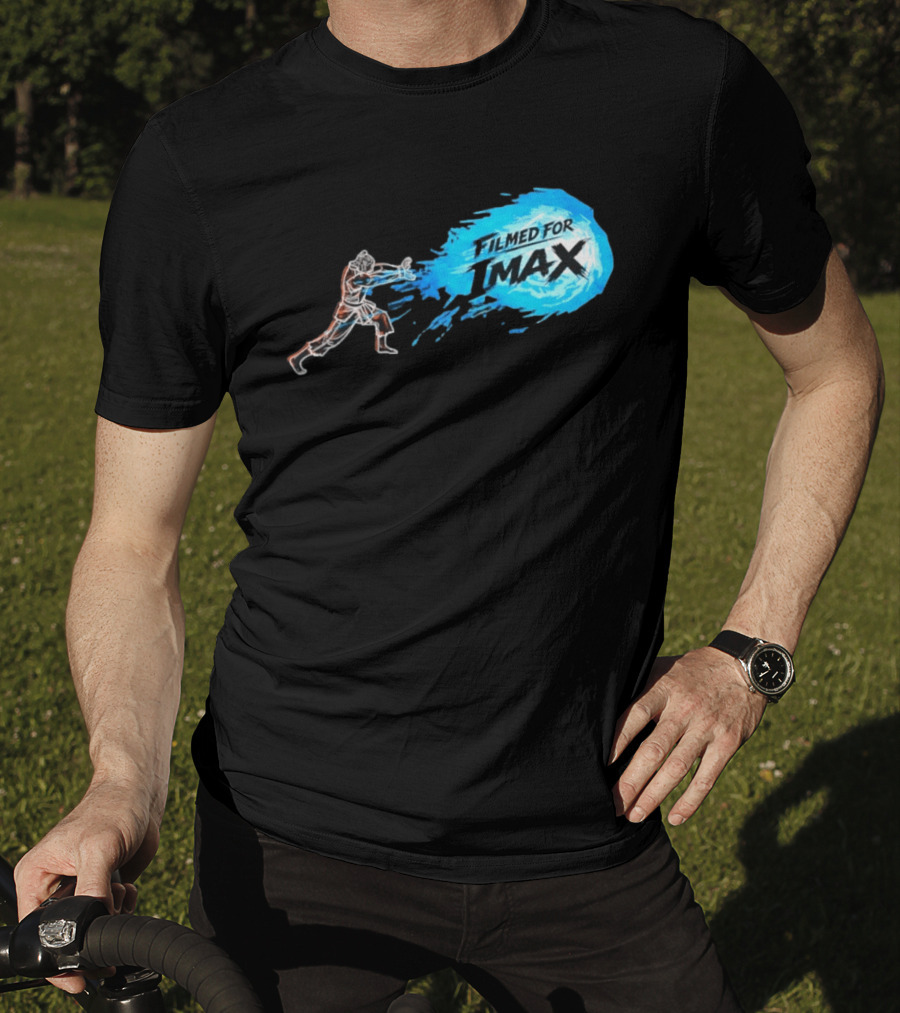 Goku Filmed For IMAX Energy Blast Dragon Ball Z T-Shirt