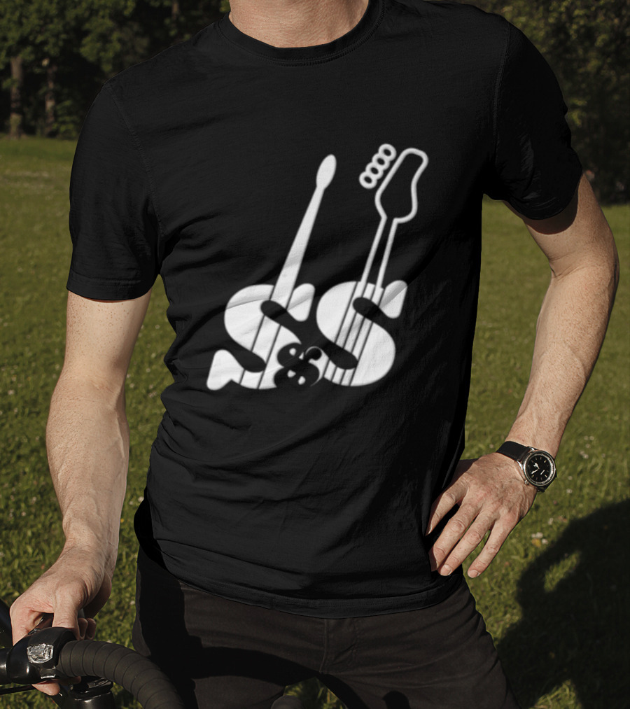 Guitars Forming Letter S T-Shirt
