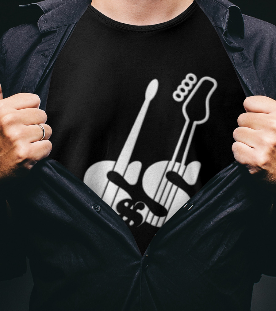 Guitars Forming Letter S T-Shirt