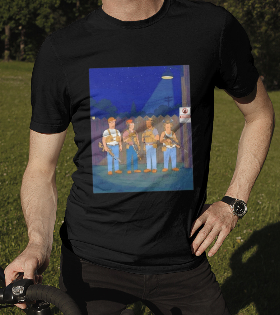 Neighborhood Tactical Squad Warning King Of The Hill T-Shirt