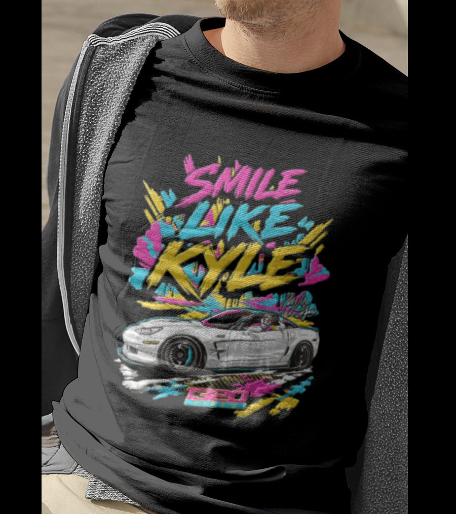 Smile Like Kyle 1320 Video Sports Car Driver Thumbs Up T-Shirt
