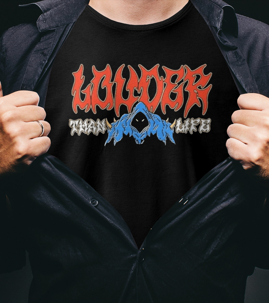 Louder Than Life Heavy Metal Hard Rock Grim Reaper T-Shirt