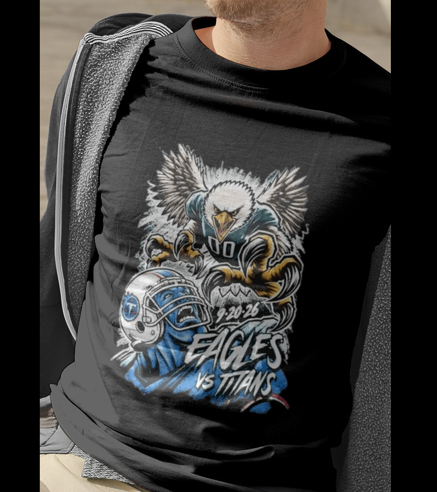 9 20 26 Eagles Vs Titans Game Day Exclusive T-Shirt